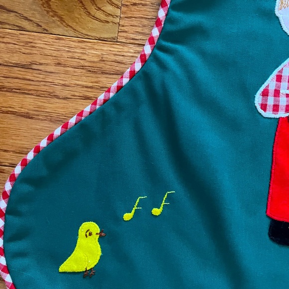 Set of 2 Vintage Christmas Stockings – Kids Theme – Made in Philippines - Picture 3 of 11